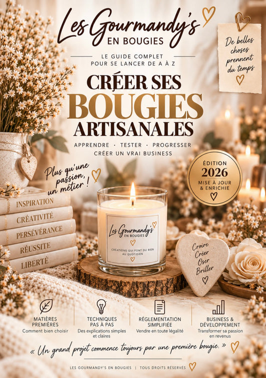 Lance ta marque de bougies artisanales : le guide complet + les outils pros
